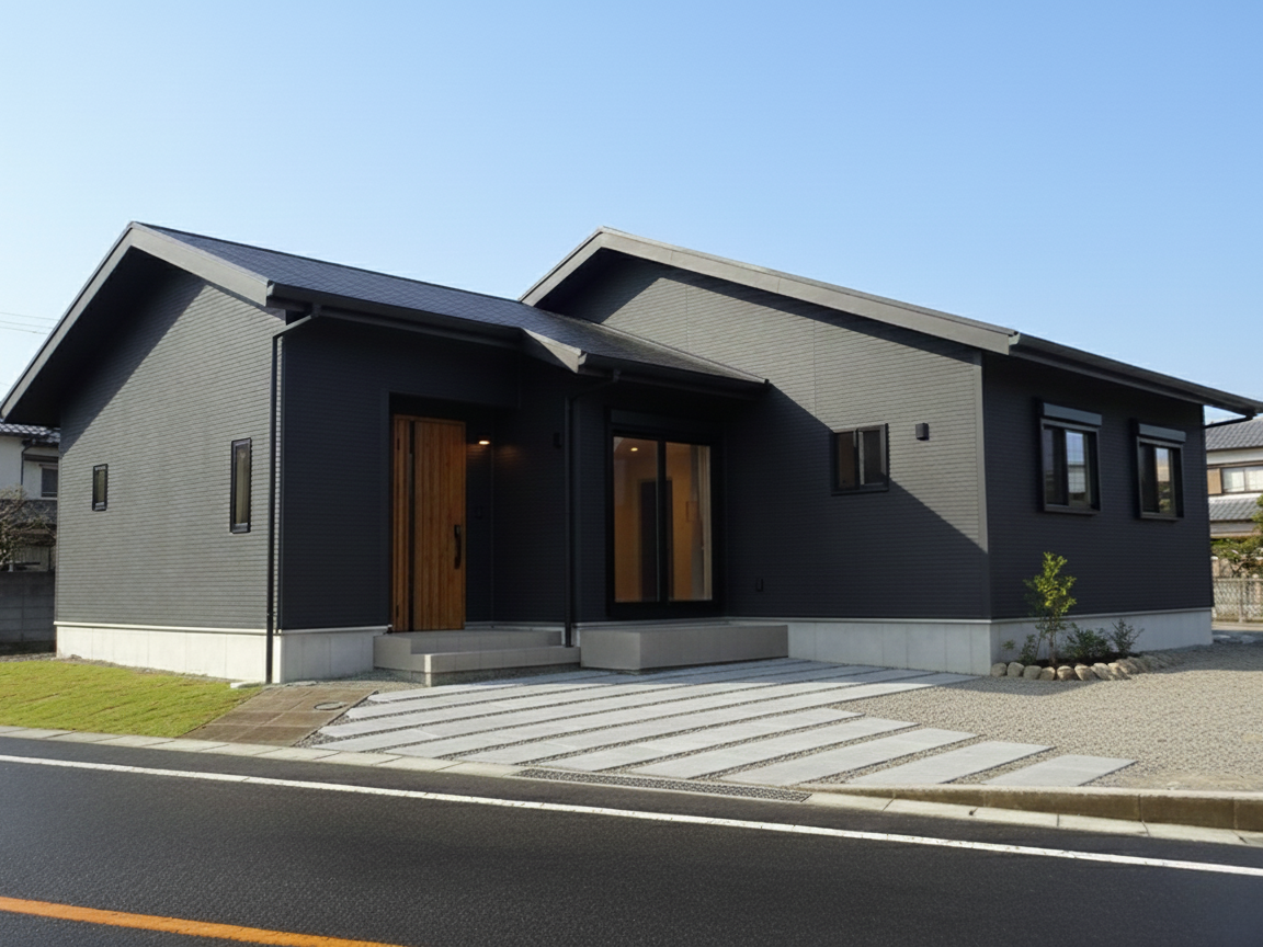 デザインと機能性を兼ね備えた平屋の住まい