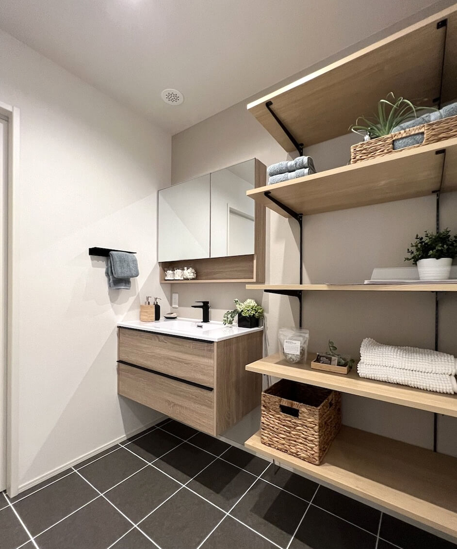 「ただいま」の習慣づけに便利な水まわり