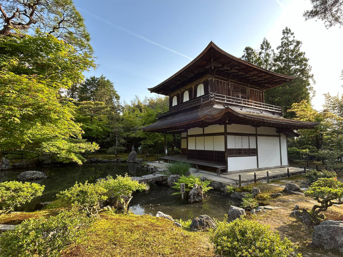 銀閣寺。美しさに感動!