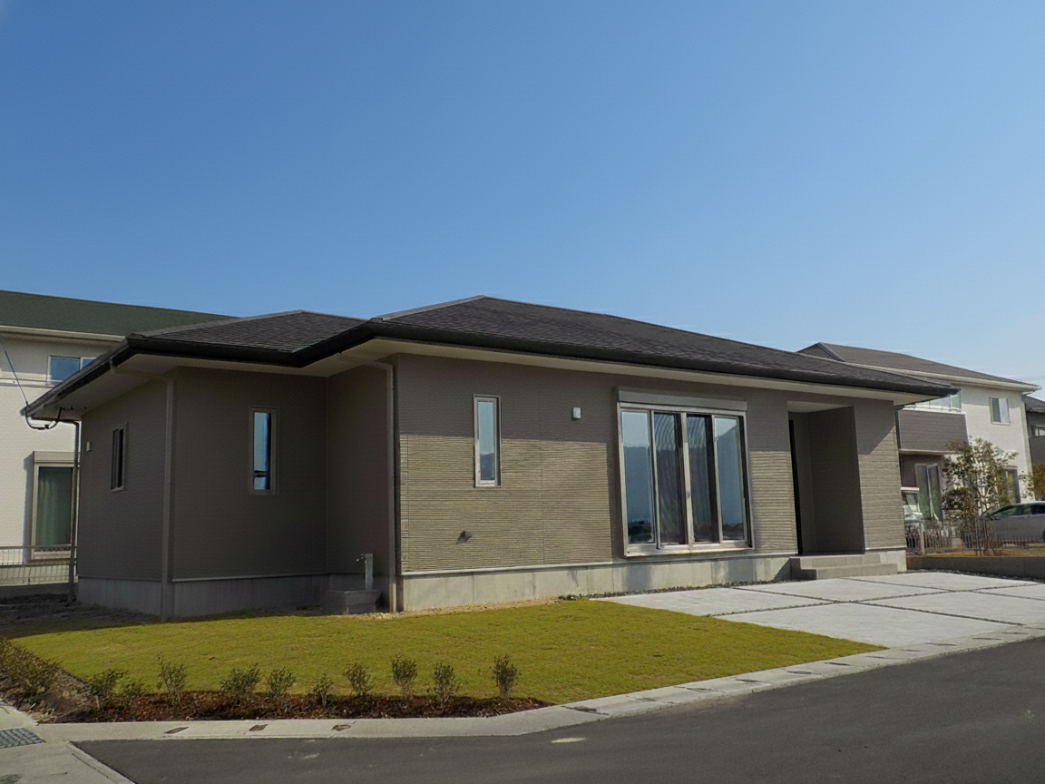 ペットと暮らす平屋の住まい