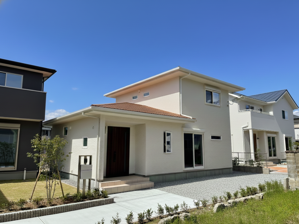 ぐるっと回れる動線！キッチンが中心の住まい