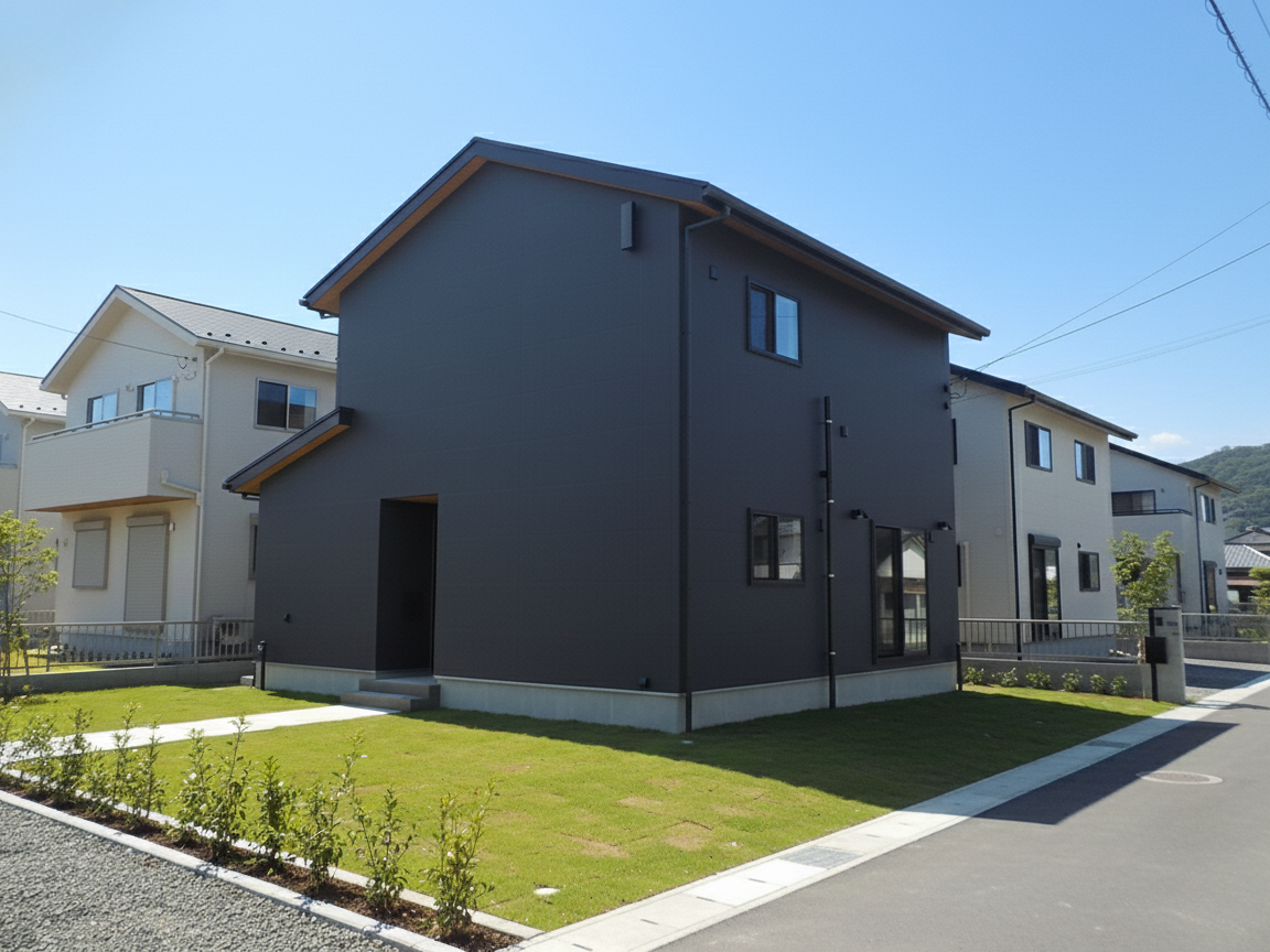 モノトーンカラーを基調としたシックモダンな住まい