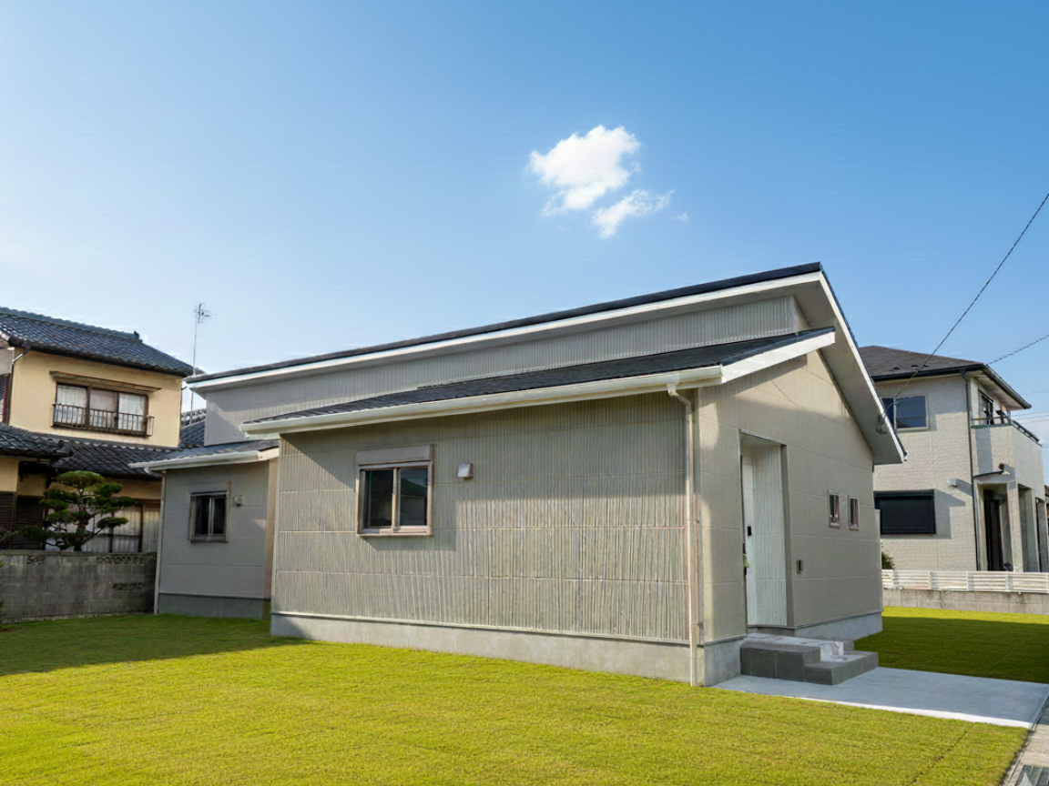 コンパクトながらも機能性とデザインを兼ね備えた25坪3LDKの平屋