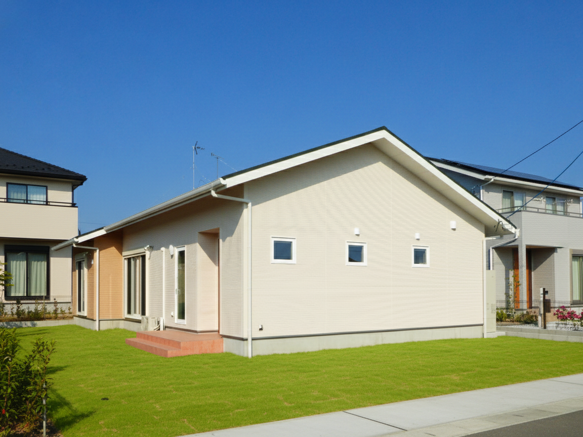 楽々家事動線と間接照明を取り入れ、建具や内装にこだわったプロヴァンス風の平屋の住まい