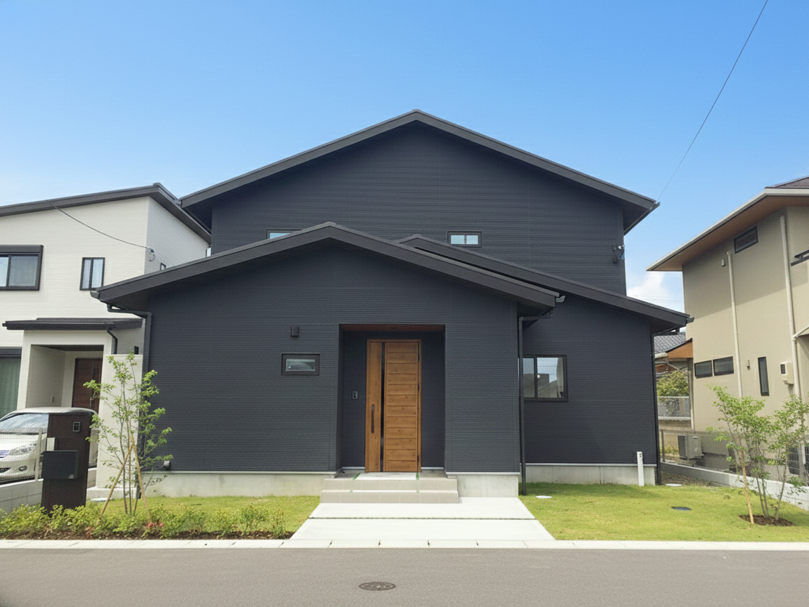 家事ラク動線と暮らしやすさを追求した2階建ての住まい