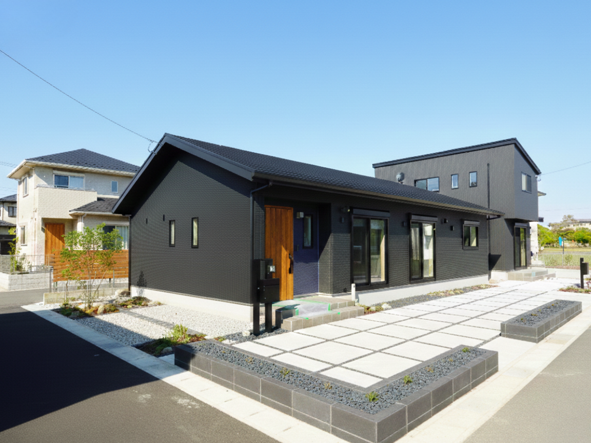 キッチンを中心に回遊できるママに嬉しい家事ラク動線の家