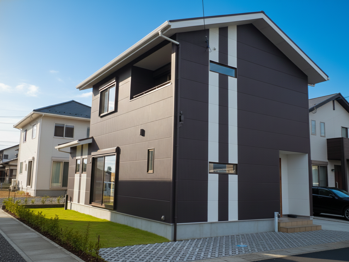 玄関内のSICから直接キッチンへとつづく快適動線。LDKとつながる小上がり和室のある2階建ての住まい