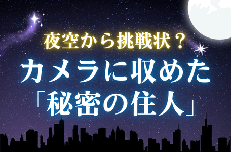 【スタッフのブログ】夜空からの挑戦状？カメラに収めた「秘密の住人」🌕✨