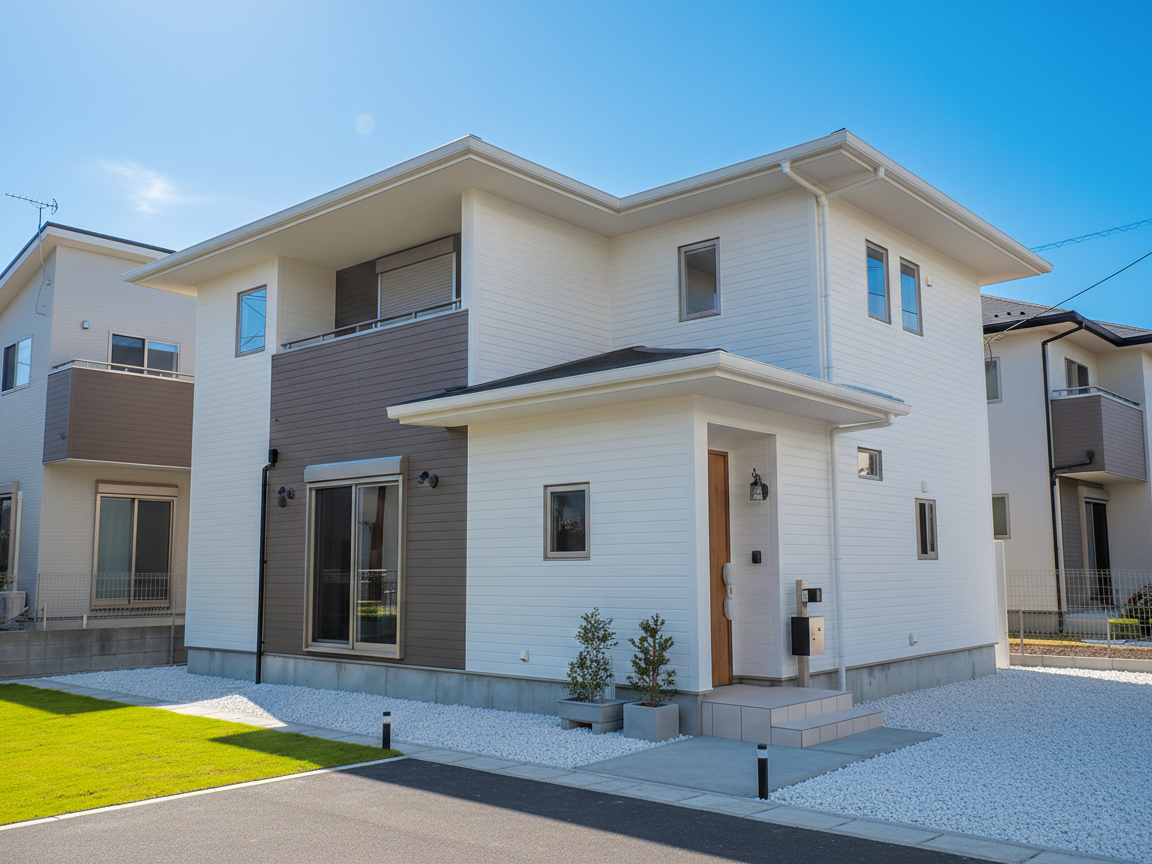 家族のつながりを育む中二階がある2階建ての住まい