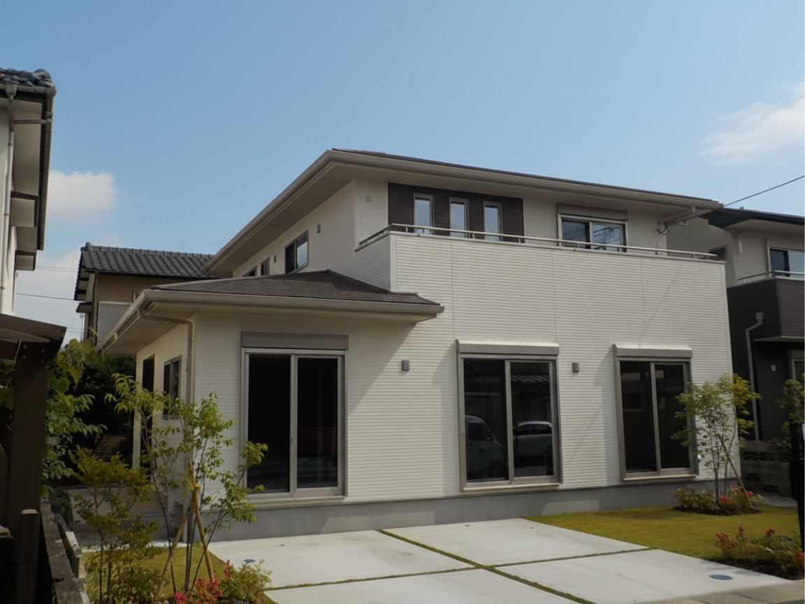 リビング中心の間取りと吹抜で家族の気配を感じる安心の住まい