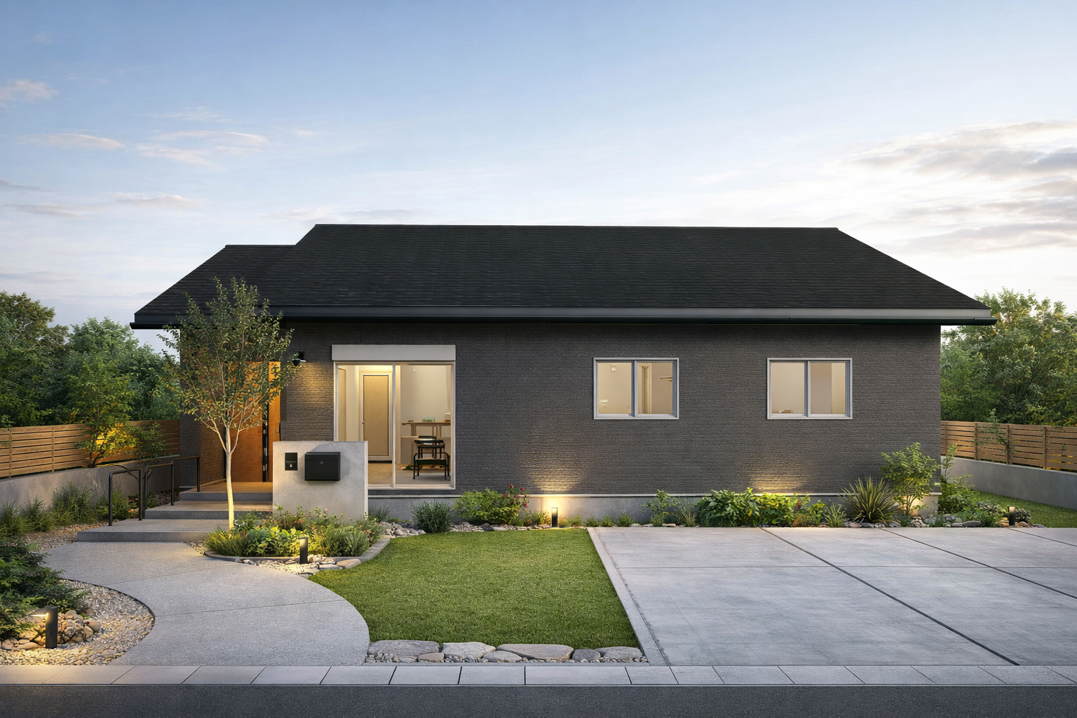 暮らしが整う、回遊設計の5LDK平屋