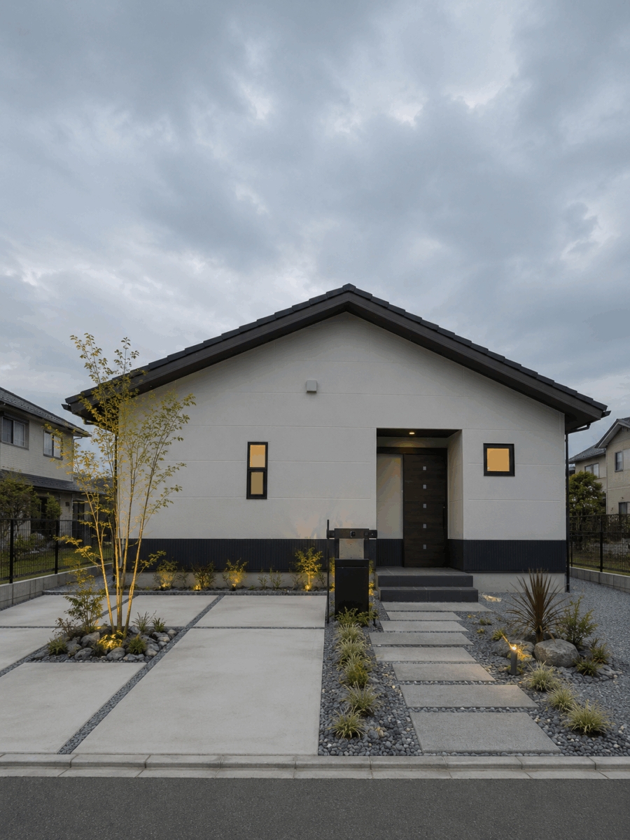 やさしい素材感と、暮らしやすい動線が整う平屋