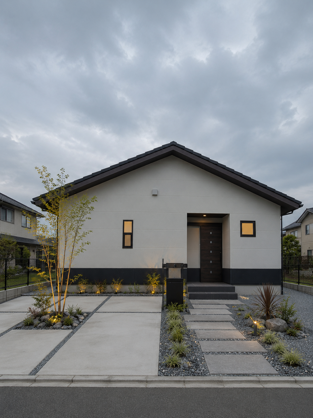 やさしい素材感と、暮らしやすい動線が整う平屋
